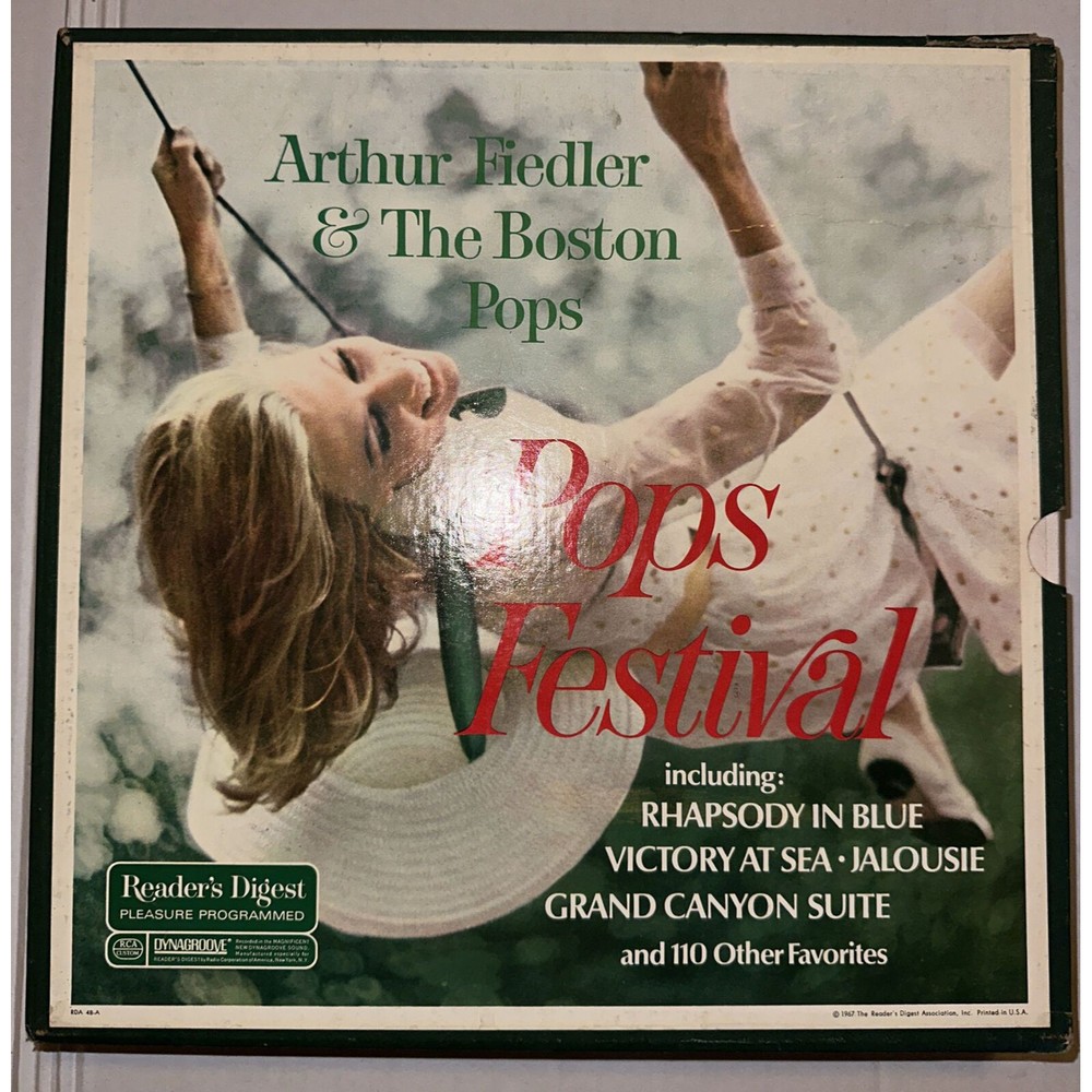 Arthur Fiedler & The Boston Pops Pops Festival 10-LP Box Set Reader's Digest